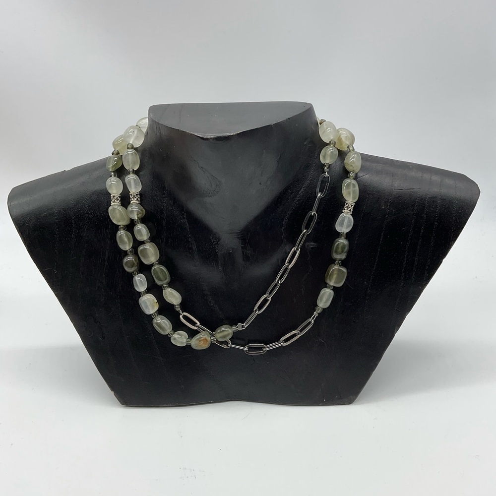 Bead and Chain Necklace